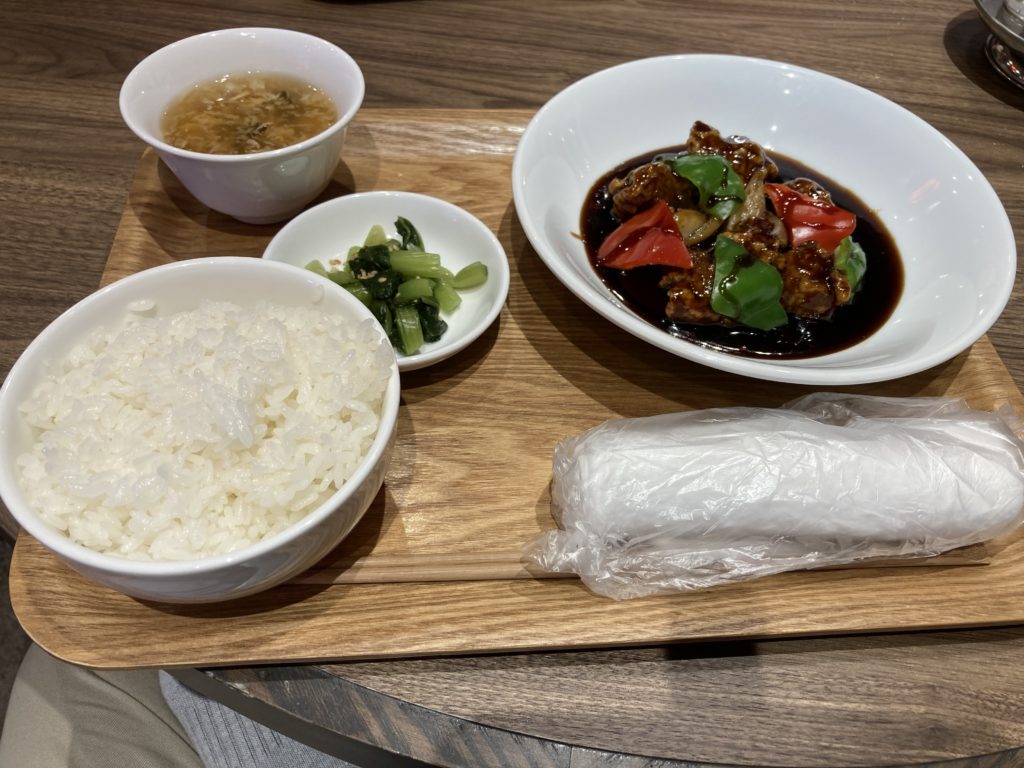 DRUNK DRAGON（ドランクドラゴン）Chinese kitchen 立川店ランチ　酢豚定食
