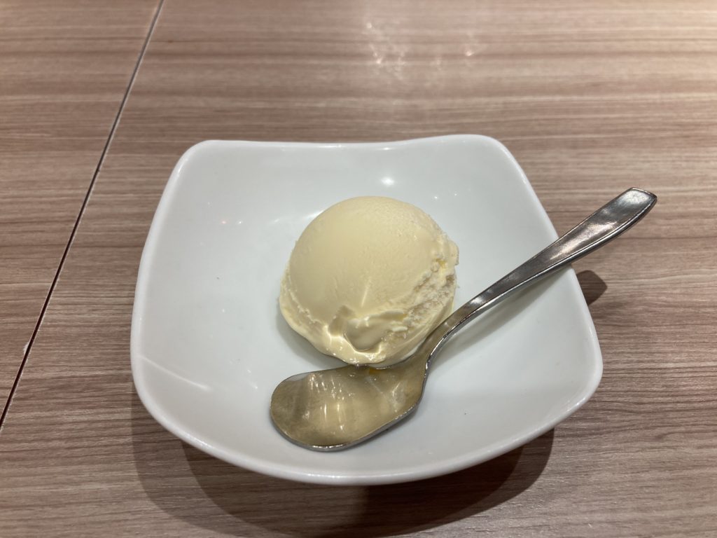 【北海道イタリアン ミアボッカ グランデュオ立川】セットのアイスクリーム